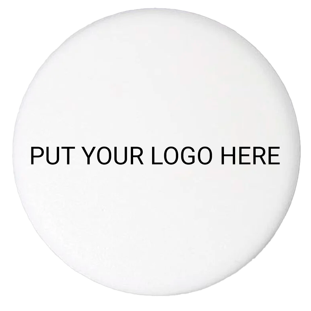 MARCA BLANCA MF-STICKER-CUSTOM-1000 - Pegatina TAG de proximidad personalizable - MF 13.56 MHz pasivo | 1000 unidades - ID por radiofrecuencia | Diámetro 25 mm - Logo personalizado de hasta 2 colores - Color del TAG elegible - Enviar al comercial logo, co