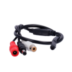 SAFIRE MIC01 - Micrófono externo - Acoplable a cualquier cámara - Conector Audio RCA (Blanco) - Conector Alimentación entrada/salida - Alimentación DC6V~12V - Largo: 420 mm - imagen 1