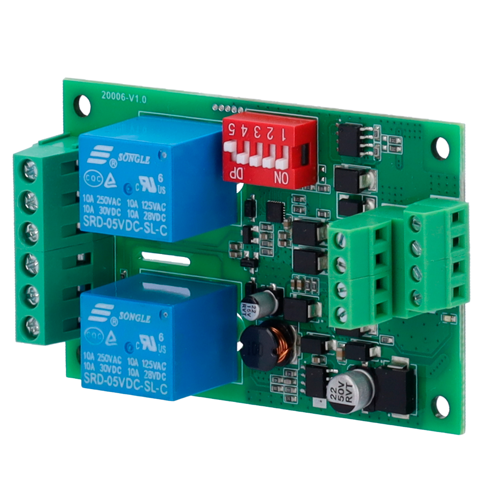 NUVATHINGS MIO-4D2R - Módulo expansión modbus - Compatible con PYRUS - 4 entradas digitales - 2 salidas de relé de potencia - Montaje directo en caja de PYRUS/SYRUS - imagen 1