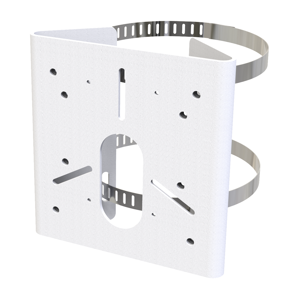 MILESIGHT MS-A01-V3 - Soporte de mástil o farola Milesight - Color blanco - 140 (Al) x 136 (An) x 46 (Fo) mm - Metal
