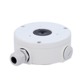 MILESIGHT MS-A83 - Caja de conexiones Milesight - Para cámara mini domo de intemperie - Instalación en techo o pared - Pasador de cables base y lateral - Ø122mm x 45.5mm - imagen 1