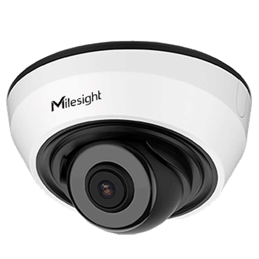 MILESIGHT MS-C2983-RPD - Cámara IP Mini Domo AI IR - Resolución 2Mpx - 1/2.8" CMOS | Lente 2.8mm - Iluminación IR hasta 20m - Video analísis AI basado en humano y vehículo - IP67 | NDAA | Micrófono integrado