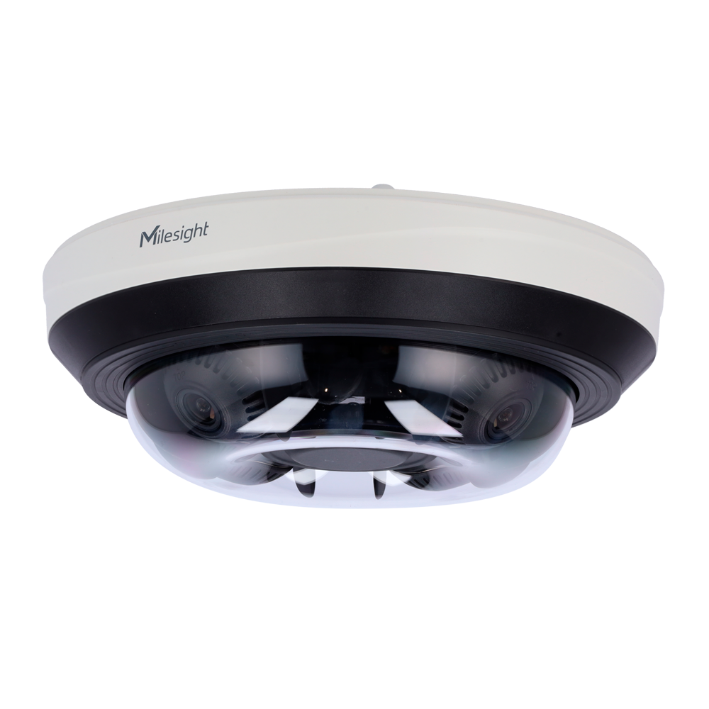 MILESIGHT MS-C5321-FPE - Cámara IP Multi-direccional - 4 Lentes de 5 MP (2592x1944) - 1/2.8" Progressive Scan CMOS - IR 30 m | 120dB WDR | MicrosSD/SDHC/SDXC 1TB - WEB, Software CMS, Smartphone y NVR - IP66 | IK10 | ONVIF, API - imagen 1