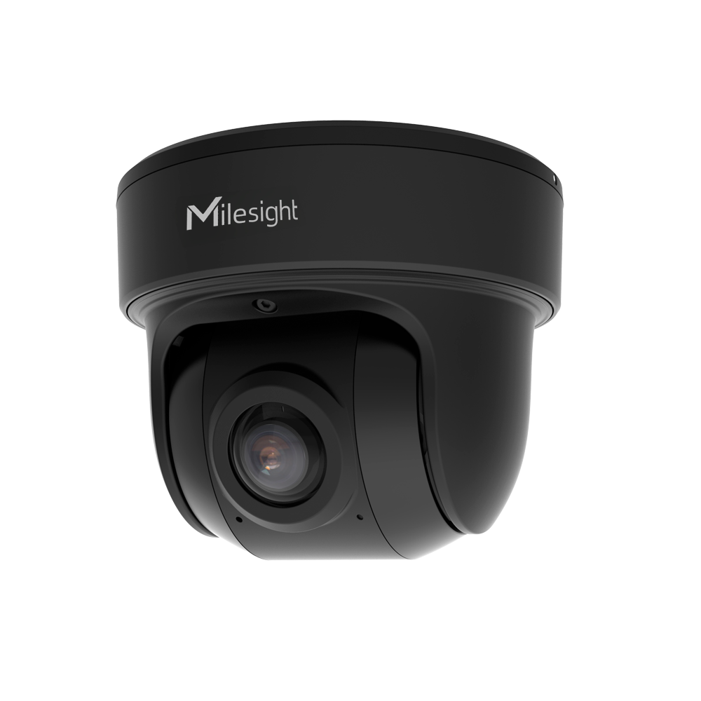 MILESIGHT MS-C8176-PE-BLACK - Cámara IP AI 180º Mini Domo - Resolución 4K - 1/2.8" CMOS lente 1.68mm - Iluminación IR hasta 15m - Video analísis AI basado en humano y vehículo - Certificado IP67 - IK10 - imagen 1