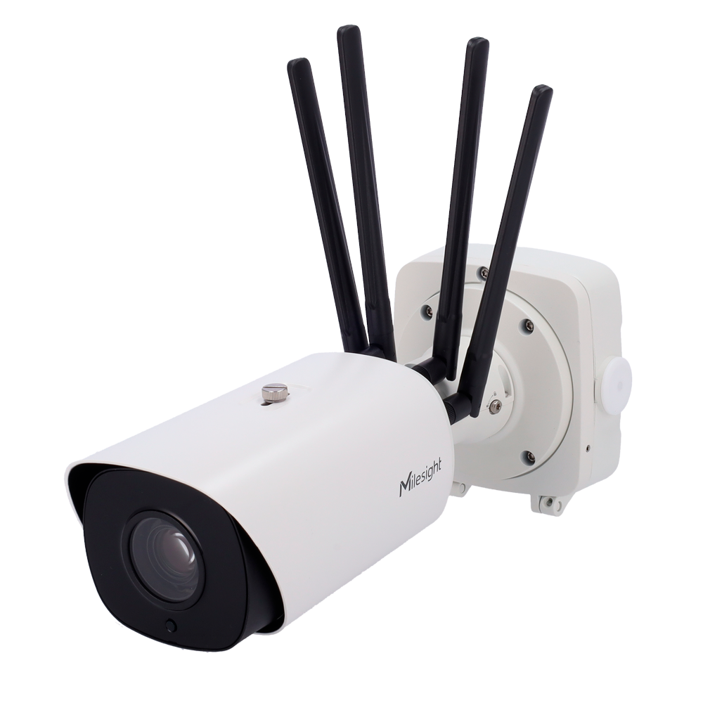 MILESIGHT MS-C8266-X4GPE - Cámara IP 5G AI 4X Pro Bullet Plus - Resolución 4K | Lente 8mm~32mm - 1/1.8" Progressive Scan CMOS - Video analísis AI basado en humano y vehículo - IP67 | IK10 | NDAA - Tarjeta Nano SIM | 5G/4G/3G - imagen 1