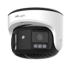 MILESIGHT MS-C8477-HPKG1 - Cámara IP 8Mpx TrueColor Panorámica 180º - 1/1.8" Progressive Scan CMOS - Lente de 4mm@ F1.0 - IR 30m | Luz Blanca 25m | Micrófono integrado - ONVIF | IP67 | IK10 | NDAA - Network Optix Witness integrado en cámara - imagen 1