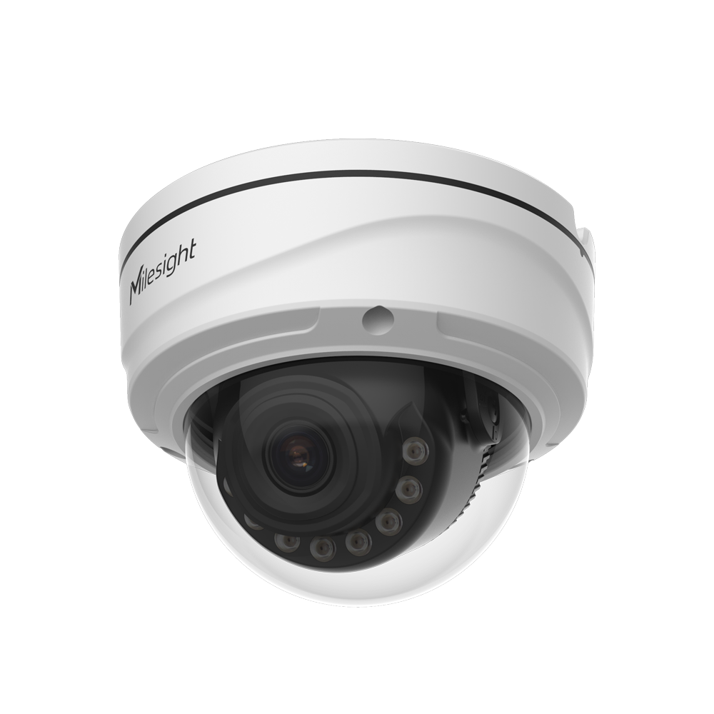 MILESIGHT MS-CQ4472-HPG1/4mm - Cámara IP 4Mpx AI TrueColor Domo - 1/1.8" Progressive Scan CMOS | Lente 4 mm - Luz Policial | 6 x Luz Híbrida Inteligente - IR 40m | Luz Blanca 30m | Micrófono integrado - Captura facial | Mapa de calor | Alarma - ONVIF