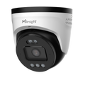 MILESIGHT MS-CQ8231-HYPG1-0280 - Cámara IP 8Mpx TrueColor Turret - 1/1.8" Progressive Scan CMOS | Lente 2.8 mm - Luz Policial | 3 x Luz Híbrida Inteligente - IR 40m | Luz Blanca 30m | Micrófono integrado - Captura facial | Mapa de calor | Alarma - ON
