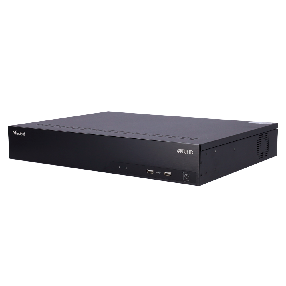 MILESIGHT MS-N7016-PG - Milesight 4K PoE NVR 7000 series - Resolución máx. 4K | 16 canales / 16 puertos PoE - Ancho de banda 160/160Mbps - Salida 4K HDMI y VGA | 4 HDD | RAID0 1 5 6 10 - Soporta cámaras LPR Milesight | ONVIF S/T - Cumplimiento NDAA - imagen 1