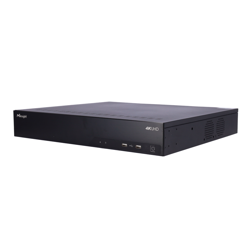MILESIGHT MS-N7048-UPH - Milesight 4K PoE NVR 7000 series - Resolución máx. 4K | 48 canales / 24 puertos PoE - Ancho de banda 320/256Mbps - Salida 4K HDMI y VGA | 4 HDD - Soporta cámaras LPR Milesight | ONVIF S/T - Soporte RAID0 RAID1 RAID5 RAID6 RAID10 - imagen 1