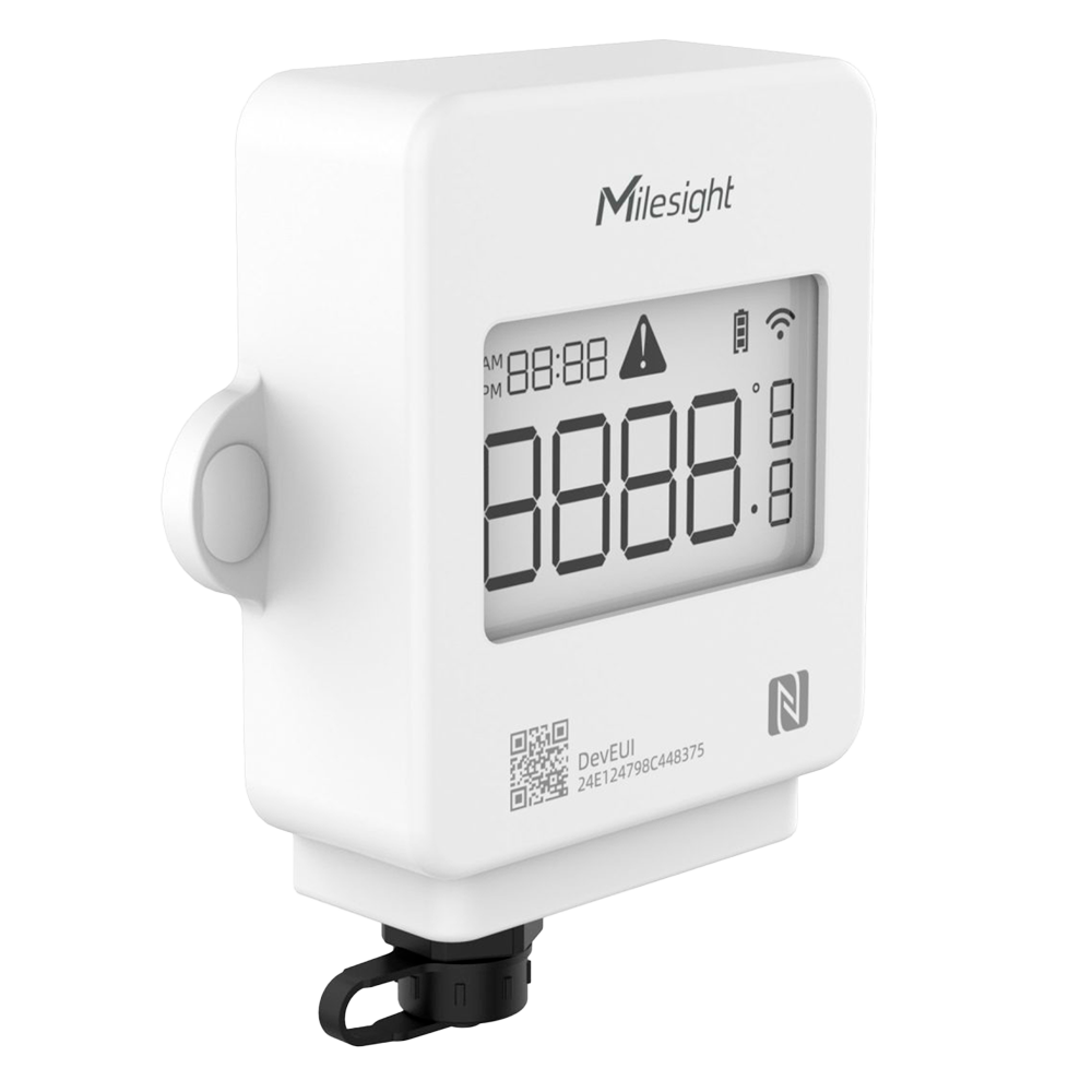 MILESIGHT MS-TS301-868M - Sensor de temperatura LoRaWAN - Necesita de sonda externa para leer temperatura - Rango de detección -200ºC ~ 500ºC (según sonda) - Hasta 15Km de alcance con visión directa - Configuración vía NFC y APP - Grado de Protección IP67 - imagen 1