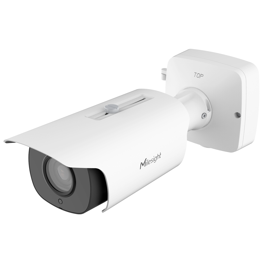 MILESIGHT MS-TS4466-X4RIPG1/M2/A66 - Cámara LPR de 4Mpx para entrada y Salida - 1/1.8" Progressive Scan CMOS - Función OCR, Lectura de matrículas integrada - Lente motorizada 8~32 mm Autofocus - IR hasta 50m | Slot para MicroSD hasta 1TB - Detección