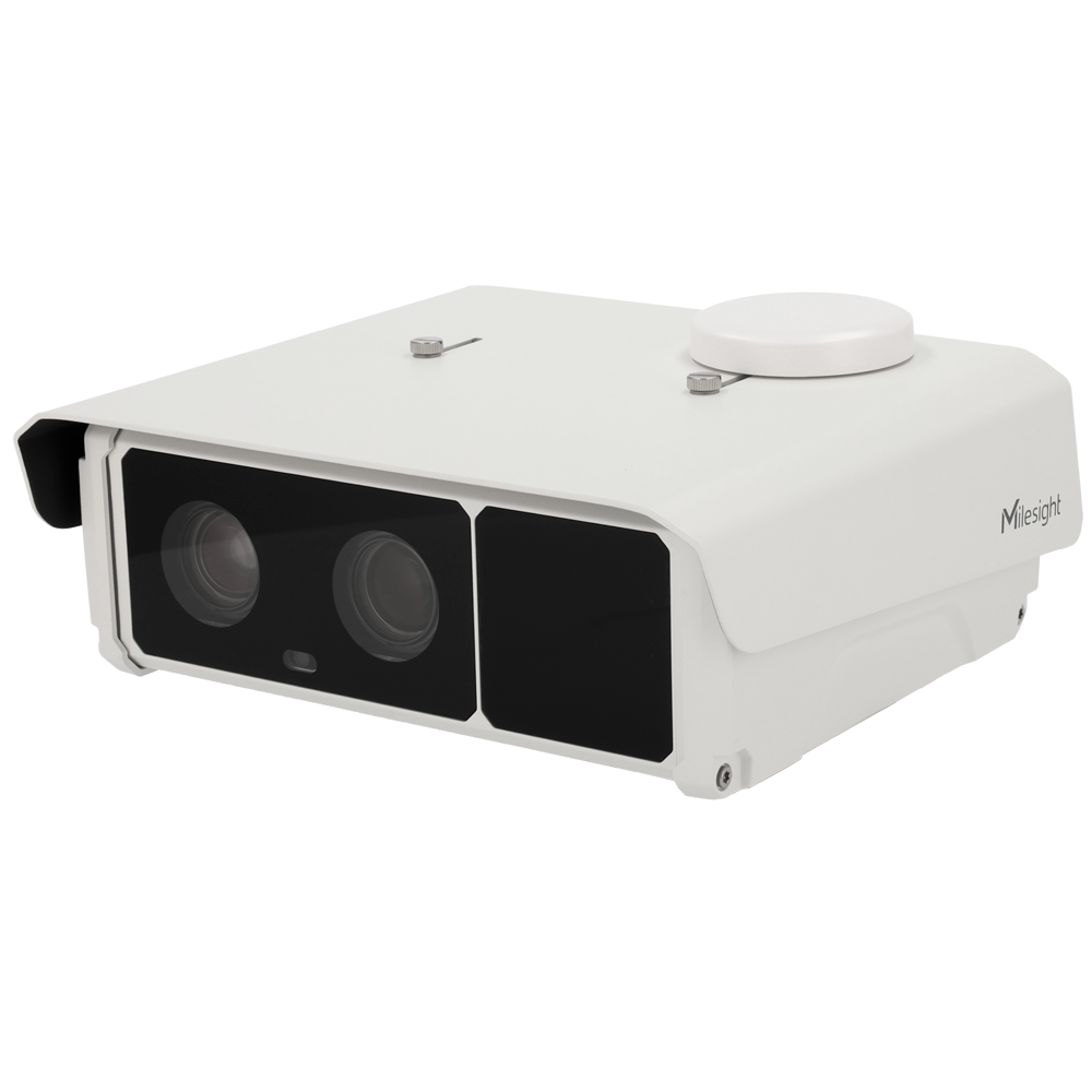 MILESIGHT MS-TS5510-GH - Cámara de tráfico 5 Mpx de alta precisión - 2/3" Global shutter. Lentes motorizadas 15~50 mm - Lente dual (OCR + Imagen de entorno) - Detección de vehículo hasta 250Km/h - IR 60 m | MicroSD hasta 1TB | ONVIF &amp; RTSP - Dete - imagen 1