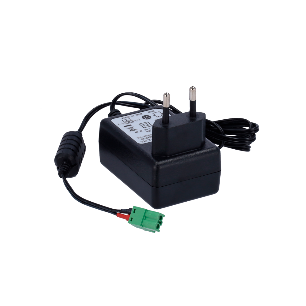 MILESIGHT MS-UR32-PSU - Adaptador de corriente para entornos críticos - Salida de voltaje amplio regulado de 9-48 VDC - Conector de bloque de terminales de 2 pines - Aislamiento Ethernet integrado de 1.5 kV RMS - Protección contra sobretensiones e inversi - imagen 1