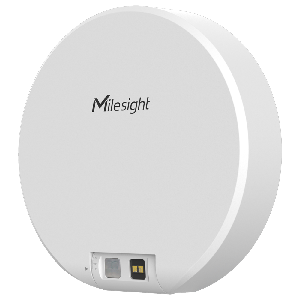 MILESIGHT MS-VS330-868M - Sensor de ocupación LoRaWAN - Doble tecnología PIR y ToF - Detección 100% anónima - Alta precisión 99.5% - Hasta 15Km de alcance con visión directa - Configuración NFC y App - imagen 1