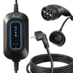 NIVIAN NV-EVCHARGER-PORTABLE-SCHUKO - Cargador portable para vehículos eléctricos - Potencia 3,7kW / 16A / Monofásica - Conector tipo 2 - Protección IP65 - Plug and Charge - Salida Schuko - imagen 1