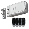 NIVIAN NV-REMOTEBOLT - Cerrojo invisible - Apertura por mando a distancia - Instalación en superficie en cualquier puerta - Doble motor (respaldo antes averías) - Doble batería (respaldo de principal) - Cierre automático con sensor de puerta - imagen 1