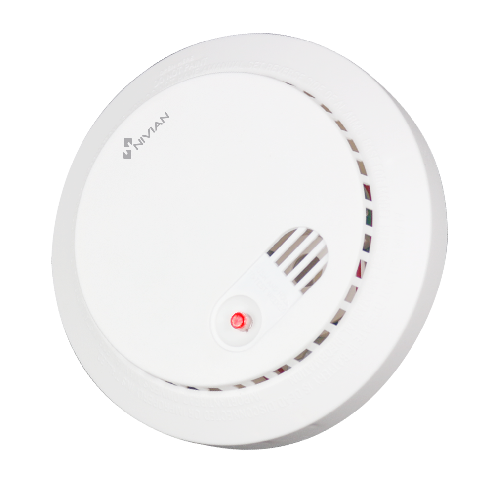 NIVIAN SMART NVS-D5C - Nivian Smart - Detector de humo - Sirena incorporada y LED - Funcionamiento con central o autónomo - Inalámbrico 433MHz - Compatible con panel de alarma Nivian Smart - imagen 1