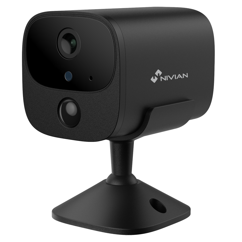 NIVIAN NVS-IPC-I7-BAT-4G - Mini Cámara 4G a batería 2.5K - 4G | Apta para interior - Audio bidireccional | IR Alcance 10 m - Batería 1720mAh / PIR / Detección de personas - Grabación en tarjeta MicroSD o Cloud - Compatible Tuya Smart / Google Asistant / A - imagen 1