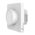 NIVIAN SMART NVS-SMARTDIMMER-KNOB - Regulador de pared inteligente de 1 Linea - WiFi 2.4 GHz IEEE802.11 b/g/n - Carga máxima 10A - Protección contra sobretensiones - Compatible con TUYA Smart - Compatible con Alexa y Asistente de Google