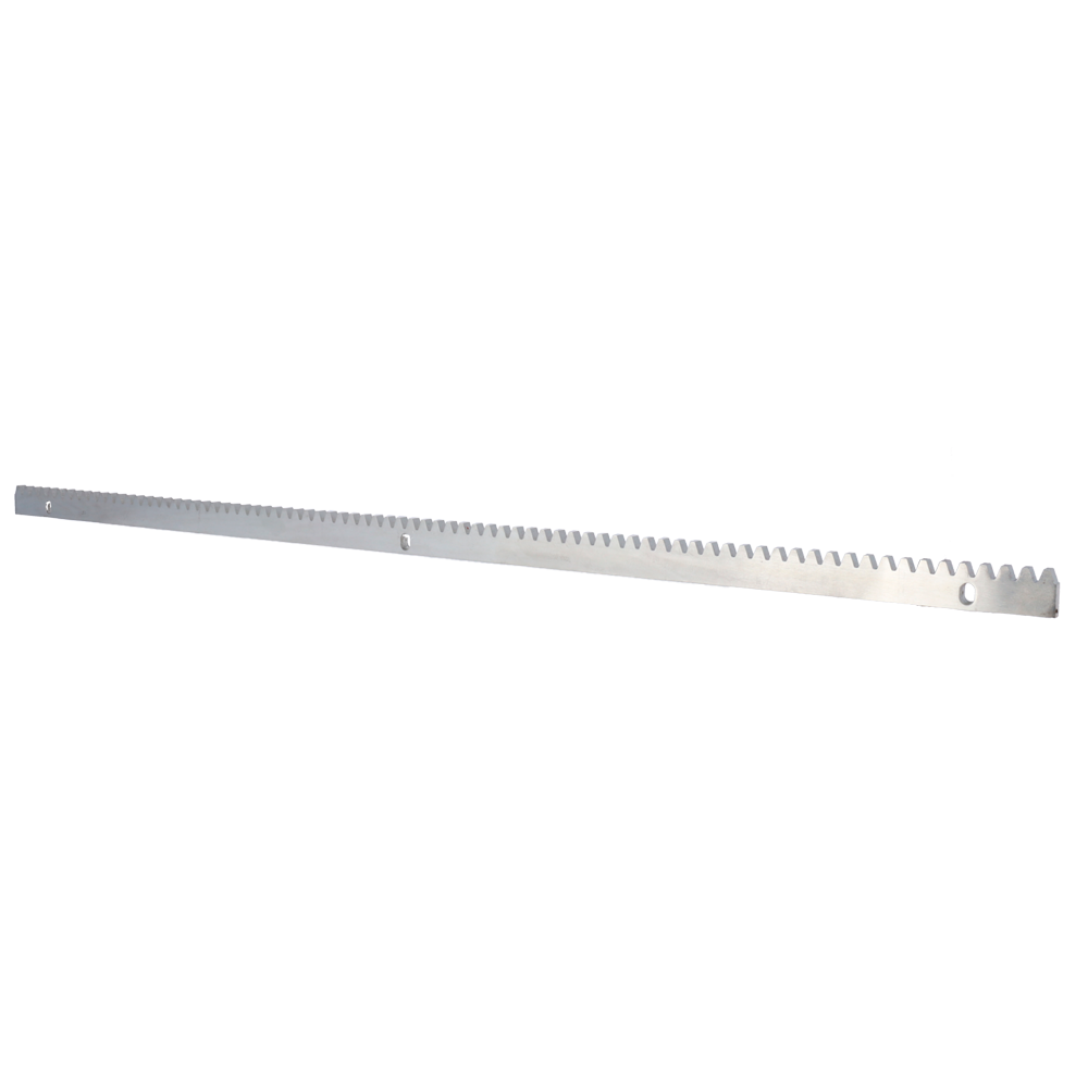 MARCA BLANCA PB-GATEOPENER-STEELRACK12 - Cremallera para automatismo - Engranaje de paso M4 - Dimensiones: 1000 (An) x 30 (Al) x 12 (Fo) mm - Fabricada en acero inoxidable - Compatible con PB-GATEOPENER - imagen 1