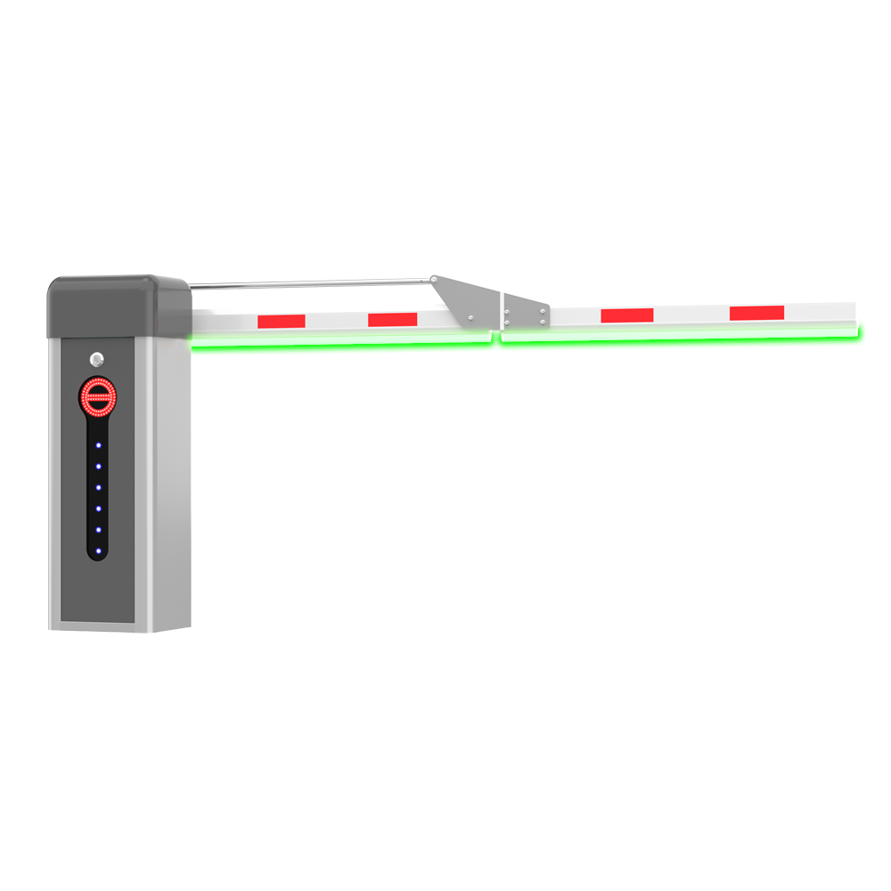 MARCA BLANCA PB-PARKBARRIER-PRO303-FD3-L - Barrera de parking - Brazo articulado en 90º (3 m) - Apertura a izquierdas | 5.000.000 ciclos - Indicadores LED | Modo de emergencia - Apta para exterior IP54 - imagen 1