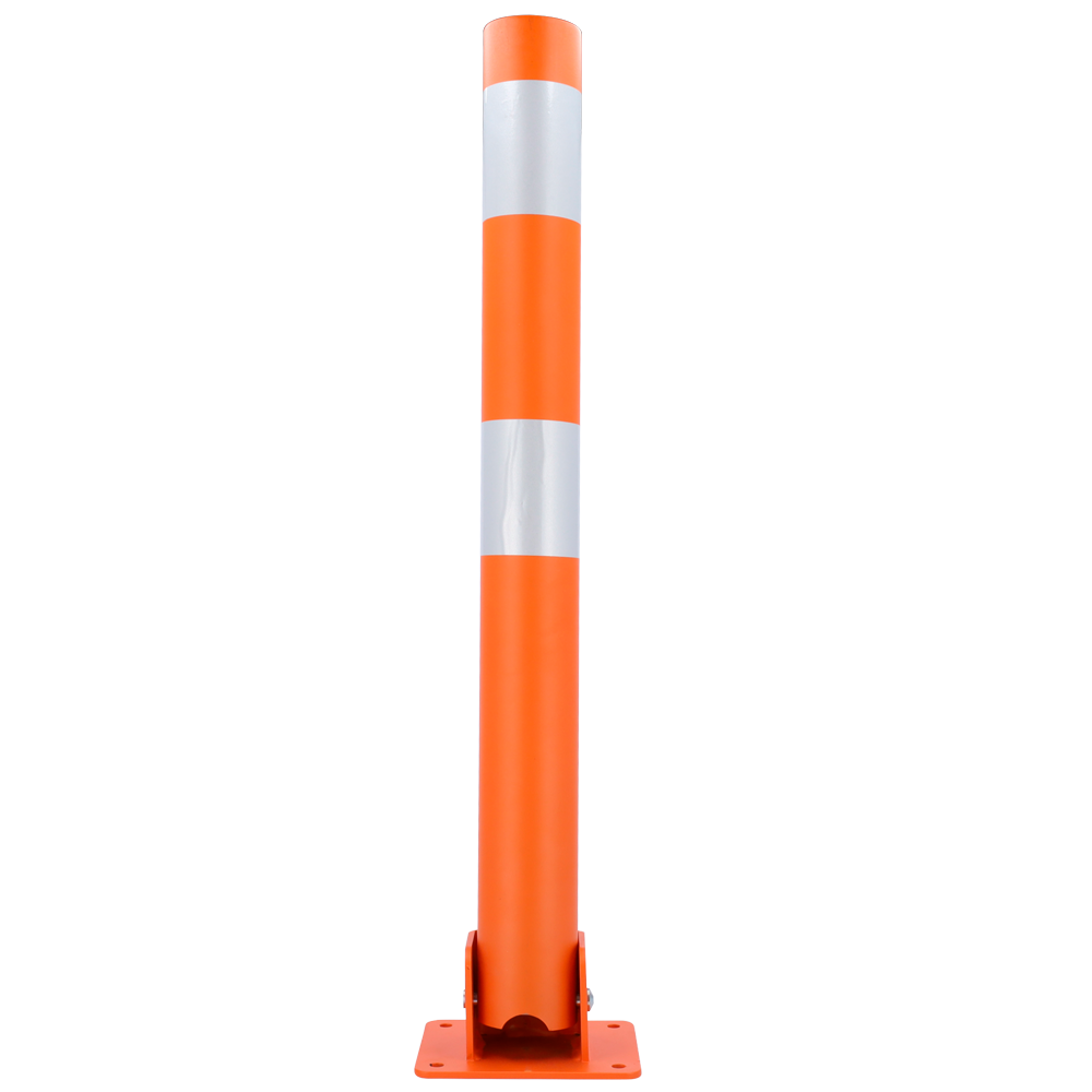 MARCA BLANCA PB-PL301-MANUAL - Barrera de estacionamiento personal - Accionamiento manual - Diseño de bolardo cilíndrico - Bloqueo con candado - Instalación en superficie - Fabricado en acero - imagen 1