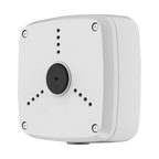 DAHUA PFA122 - Caja de conexiones - Para cámaras bullet o domos - Apto para uso exterior - Instalación en techo o pared - Color blanco | 134 (Al) x 134 (An) x 55 (Fo) mm - Pasador de cables - imagen 1