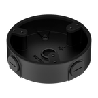 DAHUA PFA136-B - Caja de conexiones - Para cámaras domo - Apto para uso exterior - Instalación en techo o pared - Pasador de cables - Color negro | 32 (Al) x 110 (Ø) mm - imagen 1