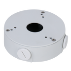 DAHUA PFA13G - Caja de conexiones - Para cámaras domos - Instalación en techo o pared - Pasador de cables - Color blanco - 36 (Al) x 111.6 (Ф) mm - imagen 1