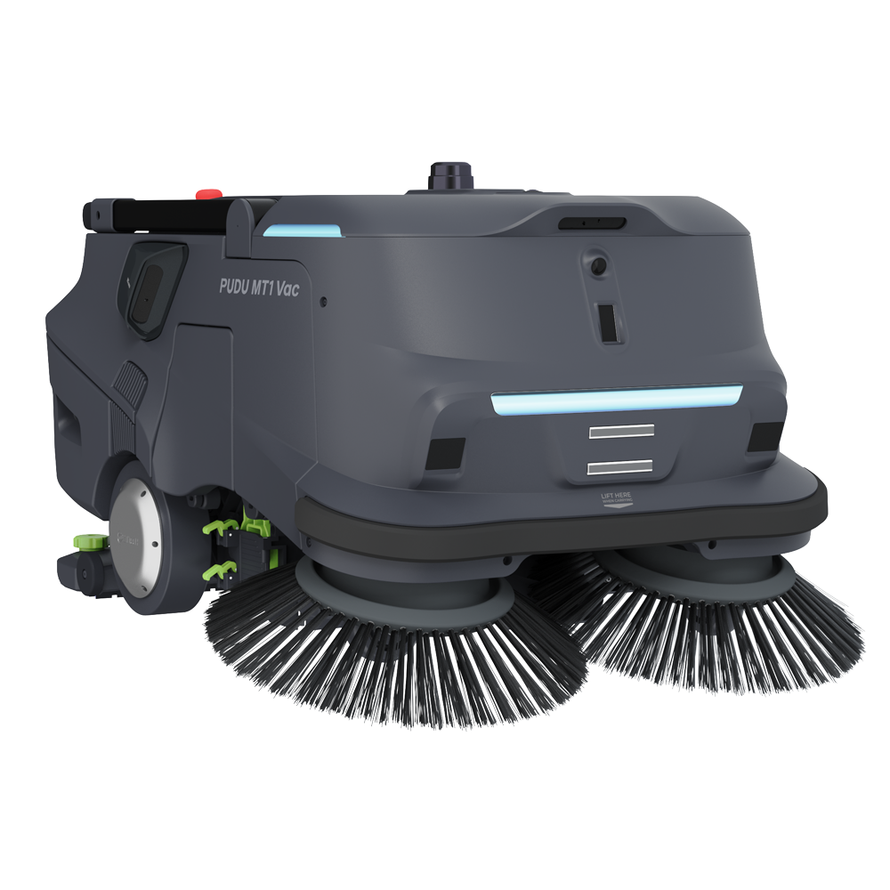 PUDU ROBOTICS PUDU-MT1 - Robot barredor - Funciones basadas en IA - Diseñado para entornos grandes - Adaptación rápida al entorno - Diseño funcional