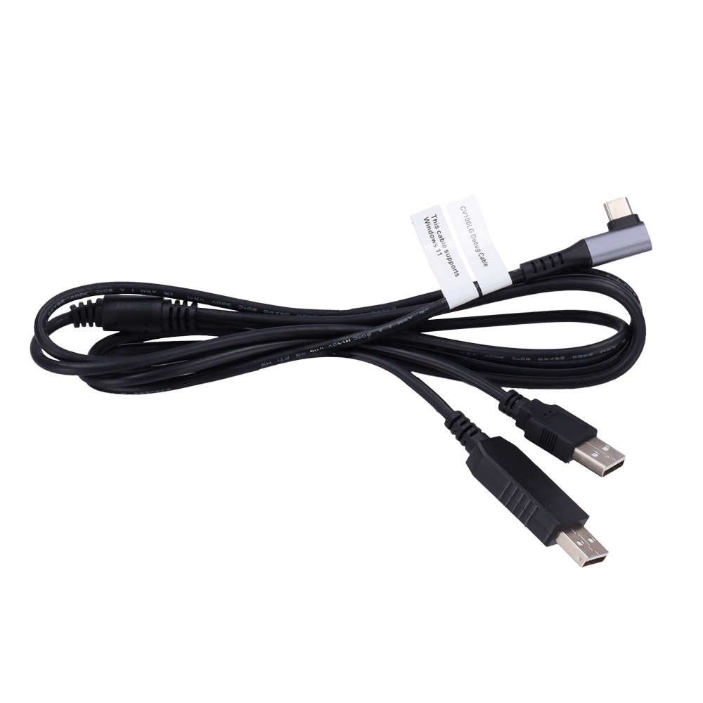 QUECLINK QL-DEBUG-CABLE - Cable de depuración - Cable de depuración 2 en 1 para configuración - L tipo-C a USB y USB tipo-C - Longitud 1.8M - imagen 1
