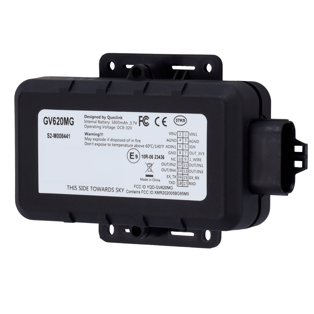 QUECKLINK QL-GV620MG - Tracker avanzado rugerizado con múltiples interf - 4G LTE Cat M1 con respaldo 2G - RS232 y 1-wire - IP67 - 120 días de autonomía - Maquinaria, remolques, construcción - imagen 1