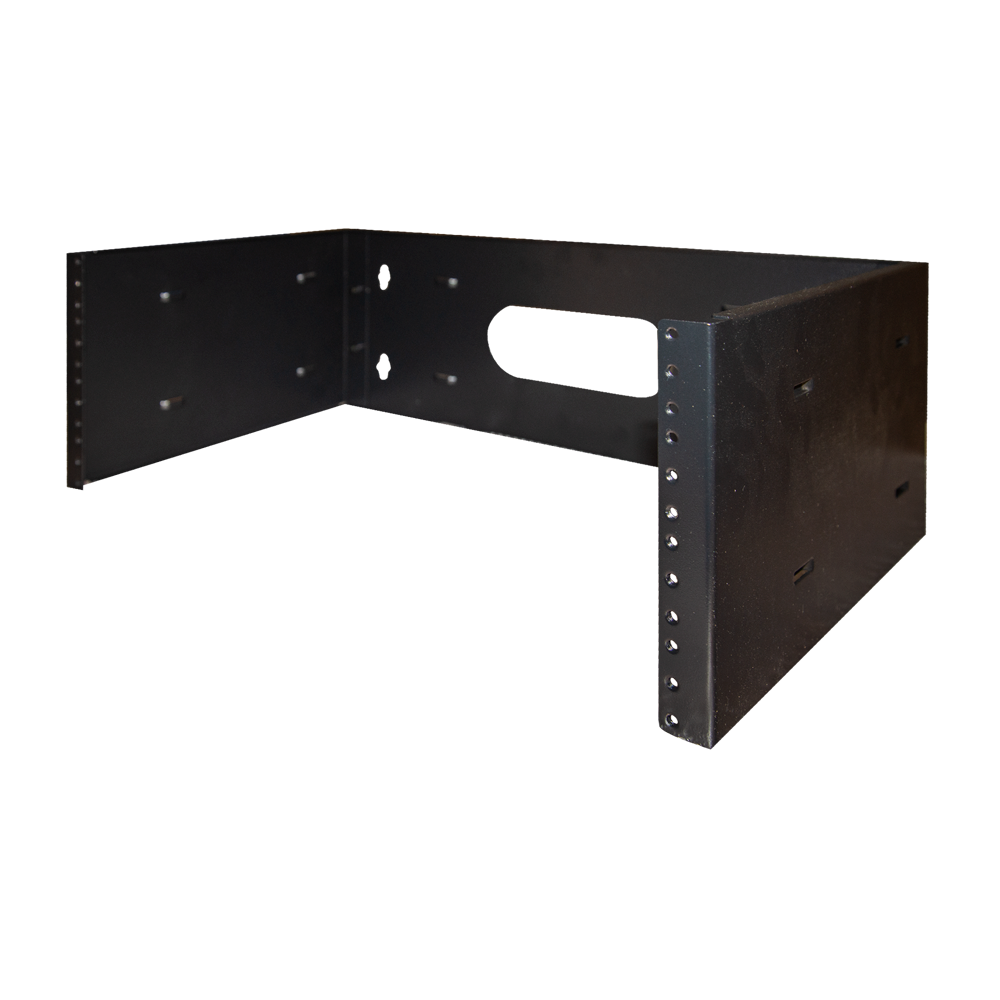 MARCA BLANCA RACK-OPEN-4U - Armario rack abierto para pared - Capacidad para instalar equipos de hasta 4U - Estructura fija de 2 postes muy resistente - Grado de protección IP20 ideal para interior - Acceso total y cómodo a todos los cables - Se suministr - imagen 1