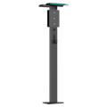 RAEDIAN RD-NEO-PDST-DS-H-B - Pedestal para cargador de coche eléctrico - Compatible con RAEDIAN NEO/NEX/NORA - Pedestal con techo - Soporte para manguera de carga - Aluminio - Tornillería incluida - imagen 1