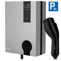 RAEDIAN RD-NEX-22-C5-SILVER - Cargador para vehículos eléctricos - Potencia 22kW / 32A / Trifásica - Conector tipo 2 | Cable 5m - Protección IP55 - Monitorización desde APP y portal - Escalable | Color plata - imagen 1