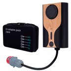 RAEDIAN RD-NORA-22-C3-NCB22-EU - Kit cargador portable + adaptadores enchufe - Potencia 22kW / 32A / Trifásica - Conector tipo 2 - Adaptadores para cables - Monitorización desde la APP - Color madera - imagen 1