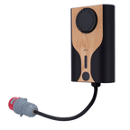 RAEDIAN RD-NORA-22-C3-S - Cargador portable para vehículos eléctricos - Potencia 22kW / 32A / Trifásica - Conector tipo 2 - Protección IP55, IK10 - Monitorización desde la APP - Color madera - imagen 1