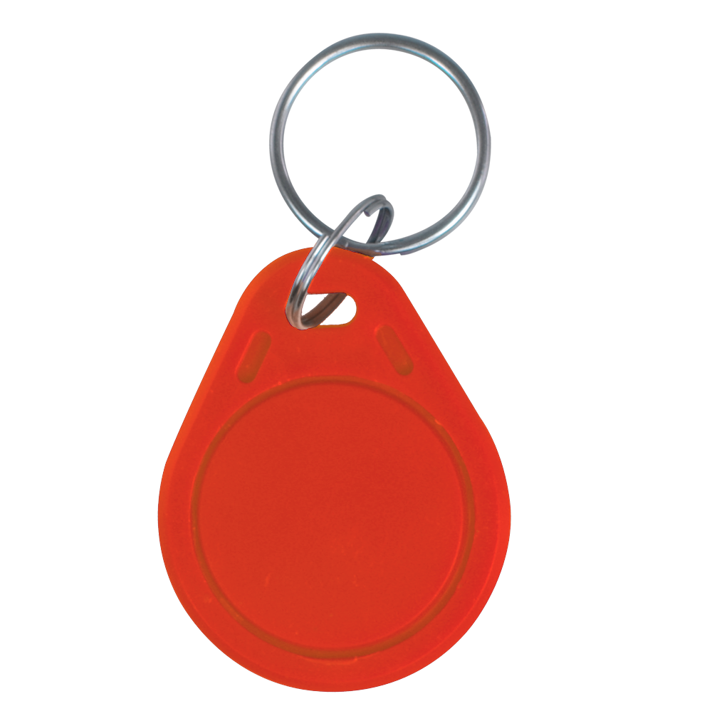 MARCA BLANCA RFID-TAG-R - Llavero TAG de proximidad numerado - ID por radiofrecuencia - EM pasivo | Color rojo - Baja frecuencia 125 kHz - Dimensiones: 58 (Al) x 27 (An) mm - imagen 1
