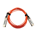 RUIJIE ENTERPRISE RG-40G-AOC-5M - Cable óptico activo QSFP+ de Ruijie - Conectores directos QSFP+ a QSFP+ - Módulos QSFP+ fijos en ambos extremos - Tasa de velocidad de datos de 40Gbps - Ideal para Stacking entre Switches - Longitud física de cable de 5 m