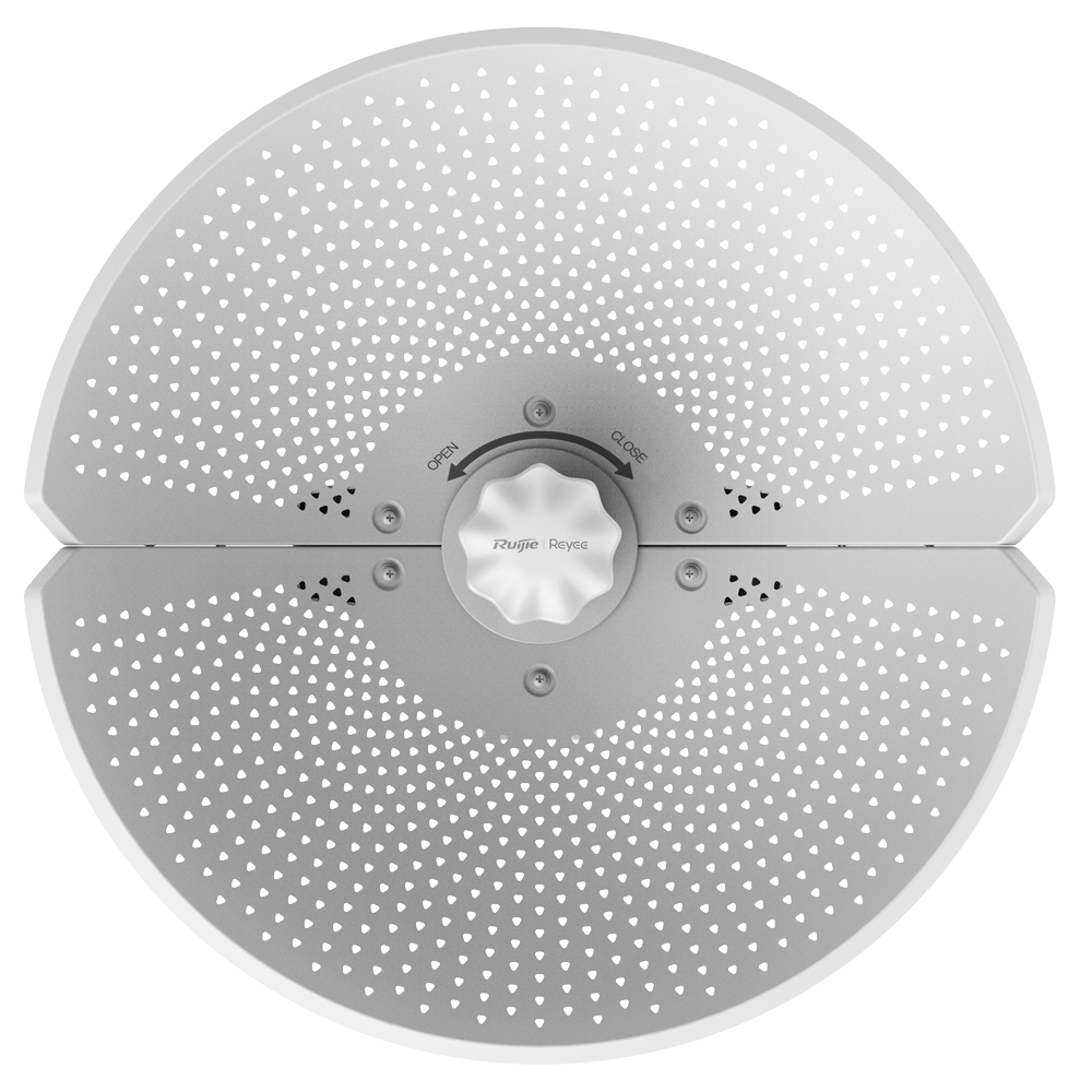 REYEE RG-AirMetro460F - Reyee Wireless bridge hasta 867Mpbs - Enlace inalámbrico de hasta 15 km - Frecuencia 5 GHz 5.85 GHz - Protocolo Propietario basado en TDMA - IP65, apto para exteriores - Puerto Ethernet 10/100Mbps - imagen 1