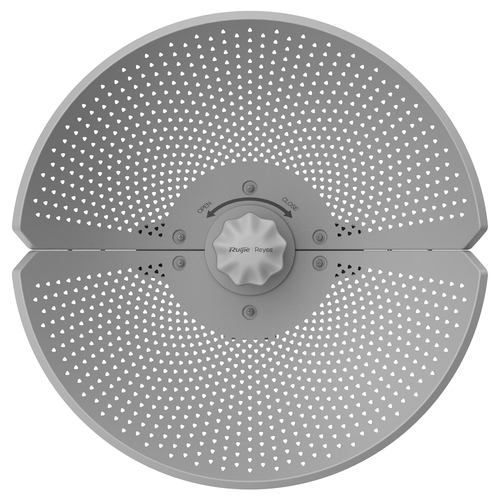 REYEE RG-AirMetro460G - Reyee Wireless bridge hasta 867Mpbs - Enlace inalámbrico de hasta 15 km - Frecuencia 5 GHz 5.85 GHz - Protocolo Propietario basado en TDMA - IP65, apto para exteriores - Puerto Ethernet Gigabit - imagen 1