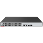 RUIJIE ENTERPRISE RG-CS83-24GT4XS - Ruijie Cloud Managed Layer 3 Access Switch - 28 Puertos Totales (24 GE / 4 Uplinks 10G SFP+) - Enlaces de fibra de 10 Gbps de ultra velocidad - Diseño fanless silencioso de disipación natural - Redundancia de arranque D - imagen 1