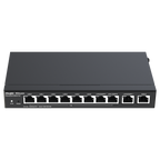 REYEE RG-EG310GH-P-E - Reyee Router PoE Controlador Cloud - 9 Puertos GE LAN + 1 Puerto GE WAN - 8 Puertos PoE+ 802.3af/at / Hasta 110W en total - Admite hasta 4 WAN para failover o balanceo - Hasta 1500 Mbps de ancho de banda - Servidor VPN IPSec, L2TP - imagen 1