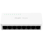REYEE RG-ES08F - Reyee Switch Sobremesa - Carcasa Plástico - 8 puertos RJ45 - Velocidad 10/100 Mbps - Plug and Play - Tecnología ahorro de energía - imagen 1