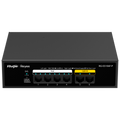REYEE RG-ES106F-P - Reyee Switch PoE Sobremesa - Carcasa Metal - 6 puertos RJ45 10/100 Mbps - 4 Puertos PoE+ 802.3af/at + 2 Puertos Uplink - Plug and Play - Tecnología ahorro de energía - imagen 1