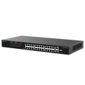 REYEE RG-ES126FGS-LP - Reyee Switch PoE Enracable - 24 Puertos RJ45 + 1 Uplink RJ45 + 1 SFP Combo - 24 Puertos 10/100Mbps + 2 Puertos 10/100/1000Mbp - 24 Puertos PoE+ 802.3af/at | Potencia total 180W - Aislado de Puertos / Flow Control - Plug and Play - imagen 1