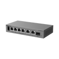 REYEE RG-ES207GS-HP - Ruijie Reyee Cloud Managed L2 PoE Switch - 6 puertos Gigabit y 1 ranura SFP de subida - Puertos 1 y 2 con inyección PoE++ (802.3bt) - Presupuesto total de energía PoE de 120 W - PoE Watchdog y suministro ininterrumpido - Interruptor - imagen 1
