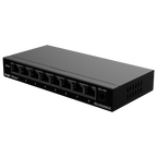 REYEE RG-ES208GC - Ruijie Reyee Cloud Managed L2 Switch - 8 Puertos Gigabit Ethernet RJ45 de alta velocidad - Reconocimiento inteligente de cámaras IP (CCTV) - Prevención automática de bucles (Loop Prevention) - Gestión en la nube Ruijie Cloud de por vida - imagen 1