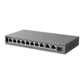 REYEE RG-ES211GS-P - Ruijie Reyee Cloud Managed L2 Switch - 10 puertos Gigabit RJ45 y 1 ranura SFP - 8 puertos con inyección PoE+ (Presupuesto 120W) - Suministro PoE continuo y Watchdog inteligente - Chasis metálico de escritorio sin ventilador - Protecci - imagen 1